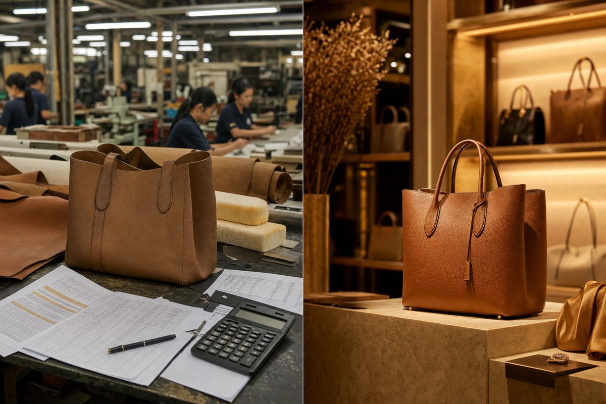 The contrast between production costs and retail presentation