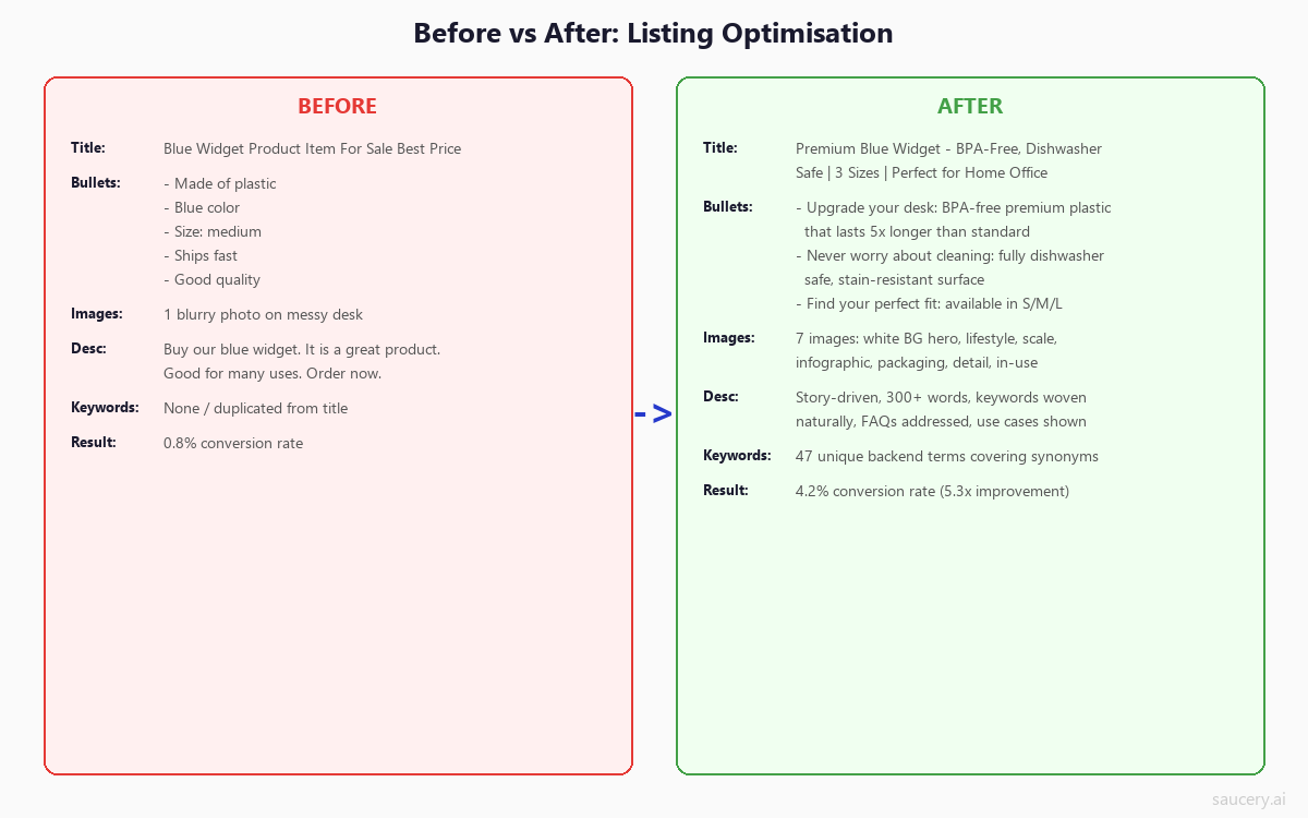 Ecommerce Before After